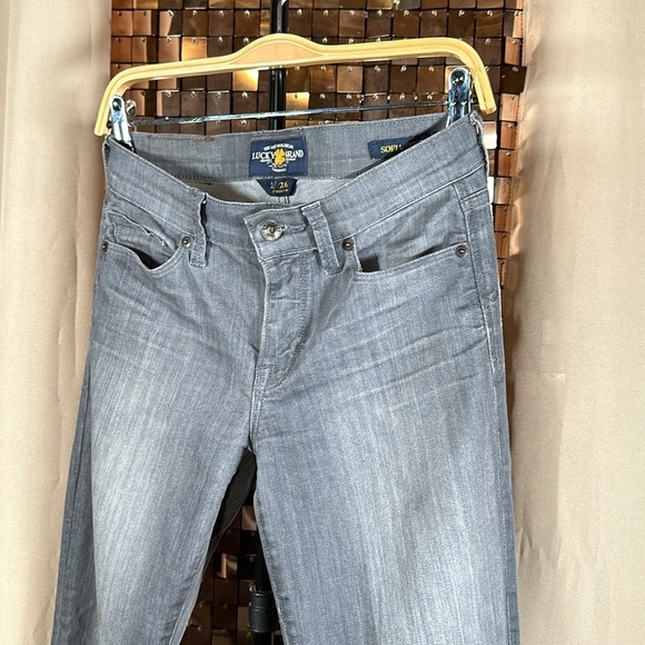 Vintage Lucky Brand Grey Sofia Skinny Jeans Size 2/26 - Picture 10 of 10